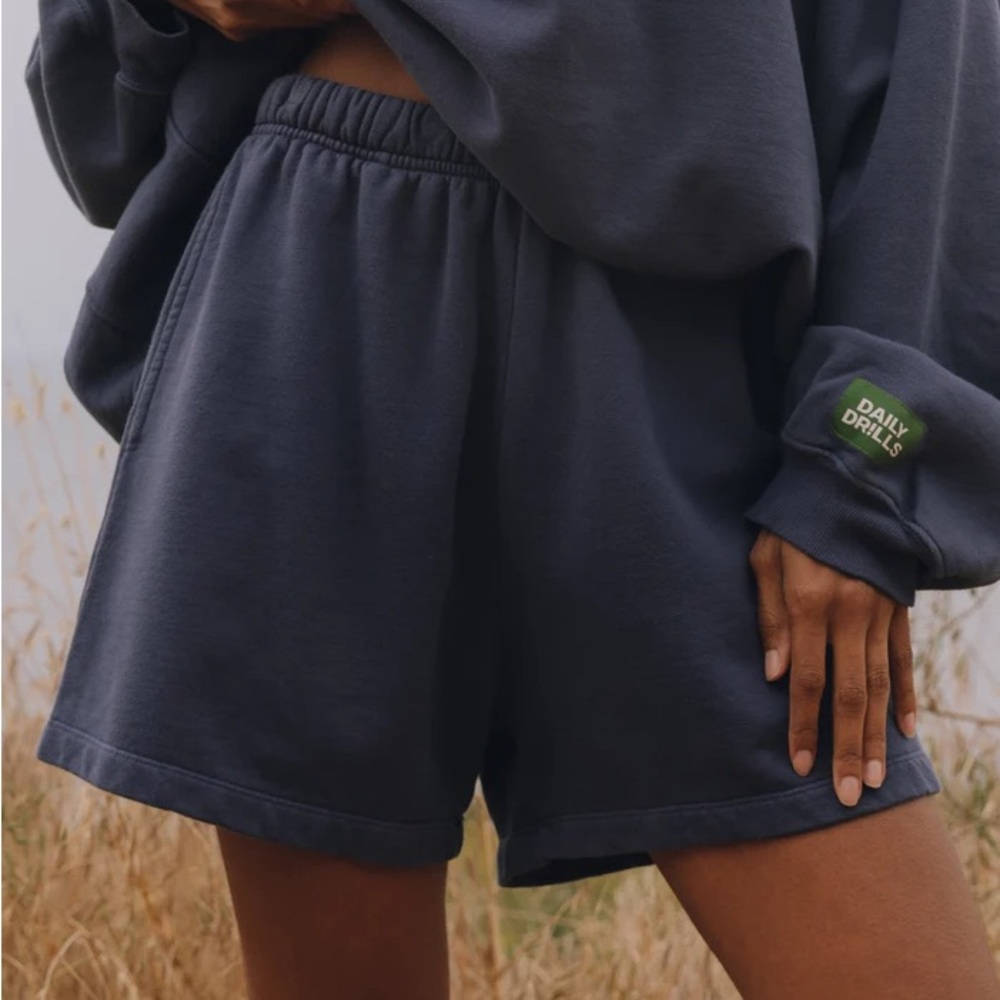 Daily Drills Navy Blue Women's Shorts